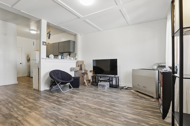 101 E Summit St, Lead, SD 57754 - living room with wood finished floors and baseboards