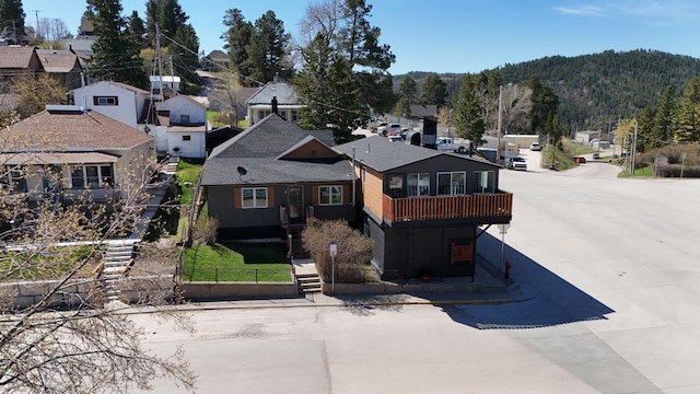 101 E Summit St, Lead, SD 57754 - view of front of property with a residential view and a mountain view