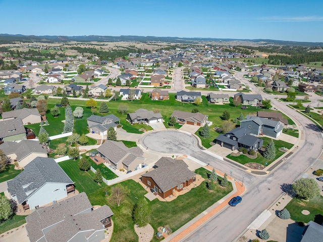 4103 Waterville Ct, Rapid City, SD 57702 - aerial view of property and surrounding area with nearby suburban area