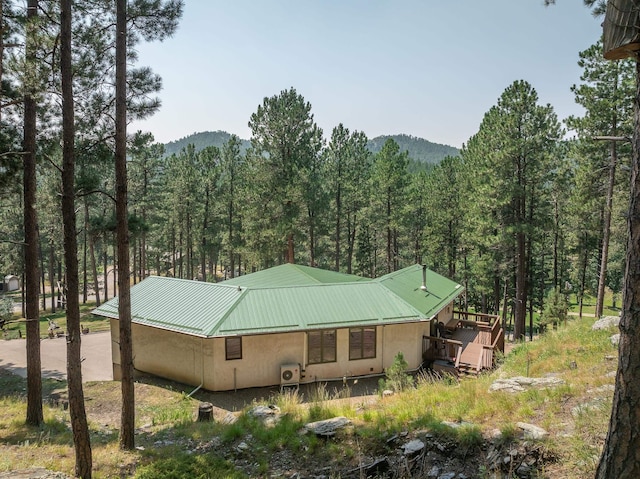 12990 Old Hill City Rd, Keystone, SD 57751 - view of mountain backdrop featuring a heavily wooded area