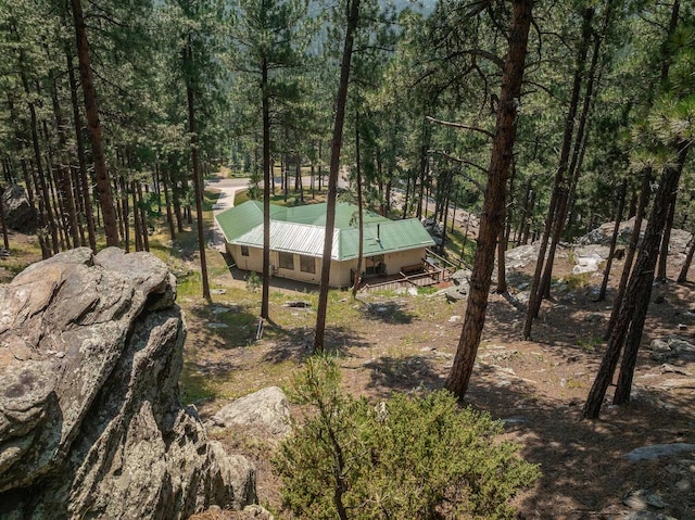 12990 Old Hill City Rd, Keystone, SD 57751 - view of yard featuring a view of trees