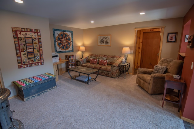 10 Centennial Ave, Deadwood, SD 57732 - living area featuring carpet and recessed lighting