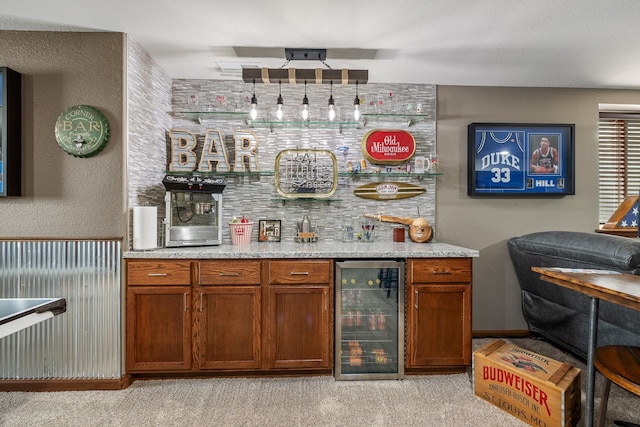 4127 Quiment Ct, Rapid City, SD 57702 - indoor dry bar featuring wine cooler