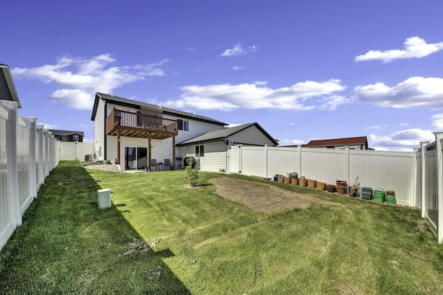 1234 Juneau Dr, Box Elder, SD 57719 - view of yard with a deck