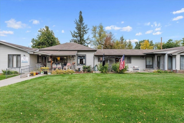 1542 Davenport St, Sturgis, SD 57785 - back of property featuring a yard and a shingled roof