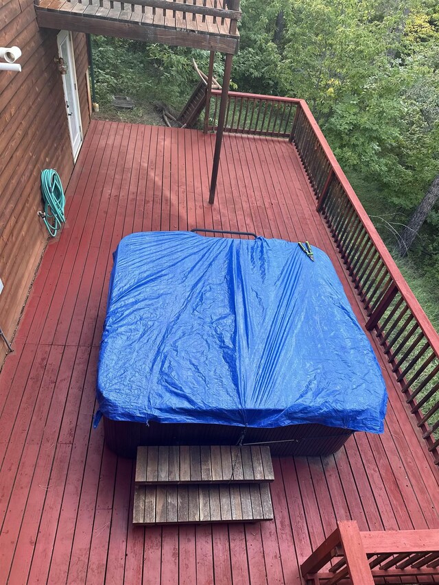 326 Nob Hill Rd, Spearfish, SD 57783 - view of wooden deck