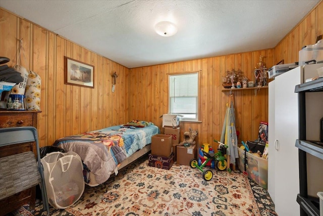 24 Mckinley St, Deadwood, SD 57732 - bedroom with wood walls and carpet