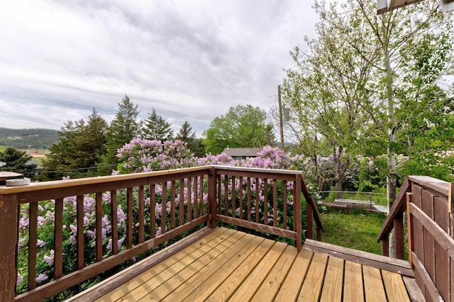 12944 Larene Dr, Black Hawk, SD 57718 - deck with a fenced backyard