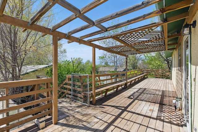 5753 Pluto St, Rapid City, SD 57703 - view of wooden deck