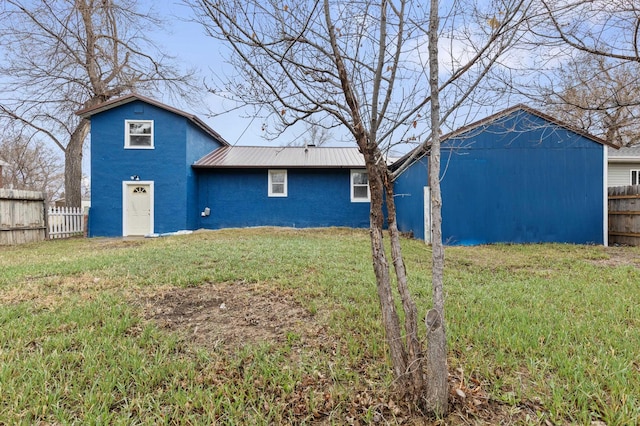 4648 Other, Rapid City, SD 57703 - rear view of house with metal roof and stucco siding