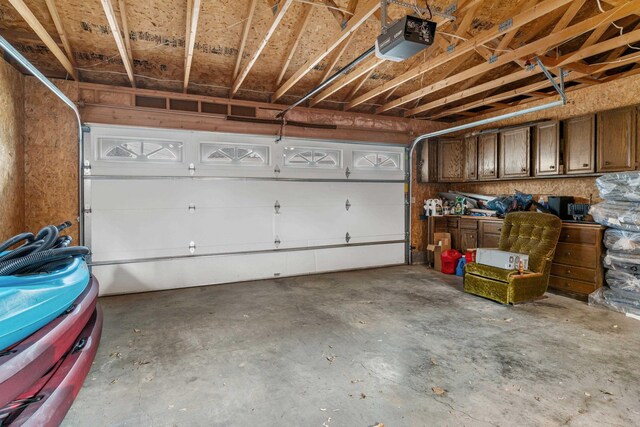 2030 12th Ave, Belle Fourche, SD 57717 - garage featuring a garage door opener