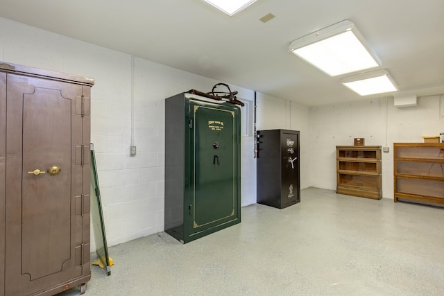 8510 Clarkson Rd, Rapid City, SD 57702 - finished basement with concrete block wall