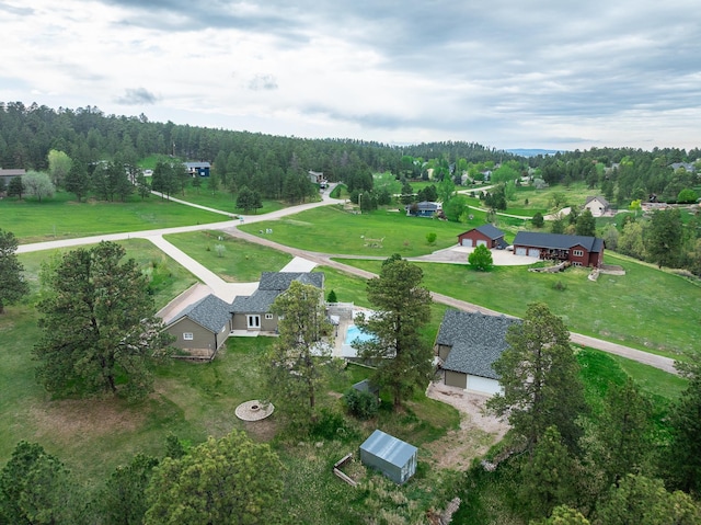 8510 Clarkson Rd, Rapid City, SD 57702 - aerial view of property's location featuring a forest