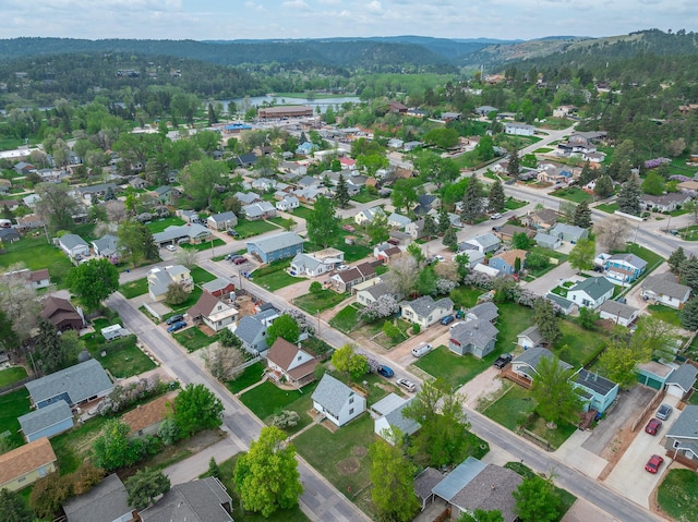 2101 Juniper Dr, Rapid City, SD 57702 - aerial view of property's location featuring a heavily wooded area and nearby suburban area