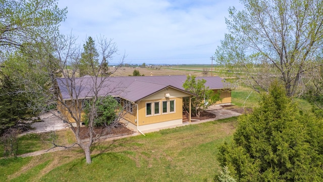 15630 Antelope Creek Rd, Rapid City, SD 57703 - back of property featuring a yard