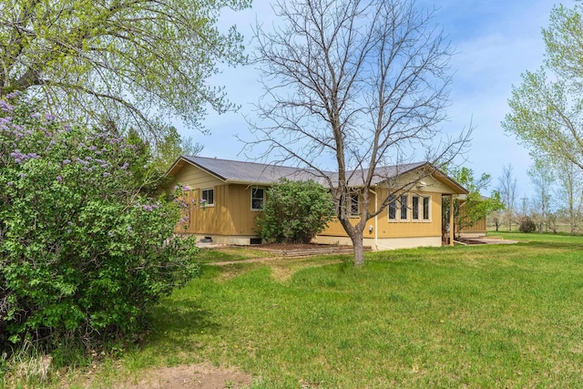 15630 Antelope Creek Rd, Rapid City, SD 57703 - back of house featuring a yard