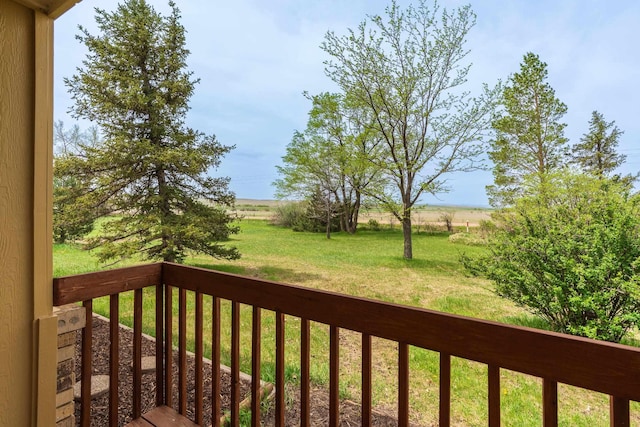 15630 Antelope Creek Rd, Rapid City, SD 57703 - wooden terrace featuring a yard and a view of rural / pastoral area