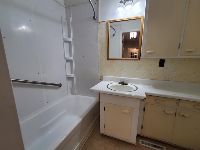 400 5th Ave, Edgemont, SD 57735 - bathroom featuring vanity and shower / tub combination