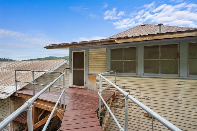 308 Main St, Deadwood, SD 57732 - view of wooden terrace