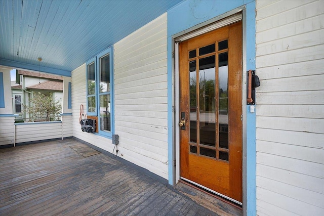 308 Main St, Deadwood, SD 57732 - view of exterior entry featuring a porch