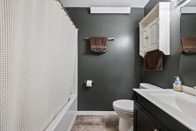 2921 1st Ave, Sturgis, SD 57785 - bathroom with toilet, vanity, and baseboards