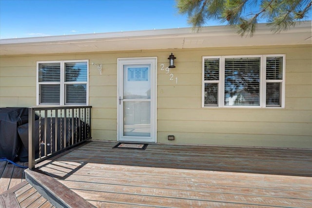 2921 1st Ave, Sturgis, SD 57785 - entrance to property featuring a deck