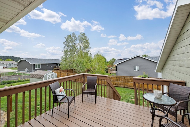 7350 Brighton St, Summerset, SD 57718 - deck with a residential view