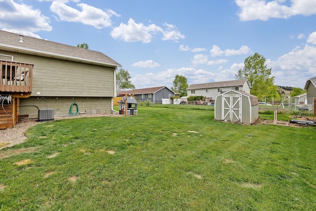 7350 Brighton St, Summerset, SD 57718 - view of yard with central AC unit and a residential view