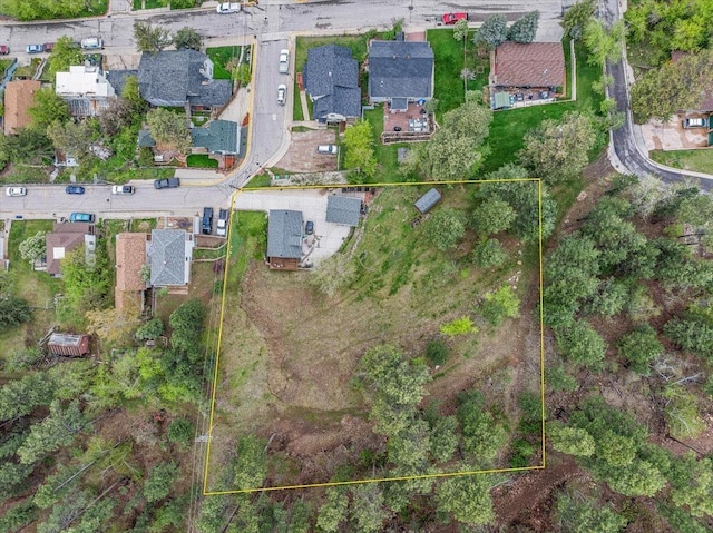 30 Adams St, Deadwood, SD 57732 - aerial view of residential area featuring property parcel outlined