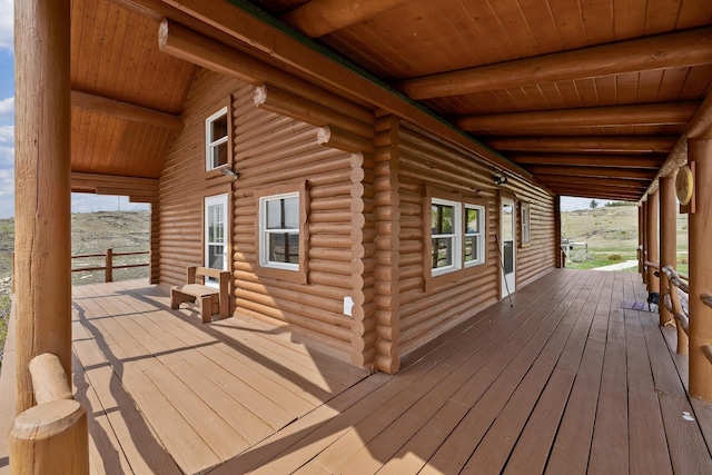 28013 Cascade Rd, Hot Springs, SD 57747 - view of deck
