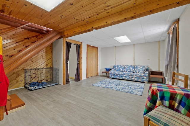 28013 Cascade Rd, Hot Springs, SD 57747 - living area featuring wood finished floors