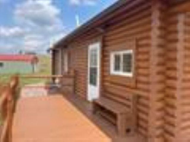 28013 Cascade Rd, Hot Springs, SD 57747 - view of wooden deck