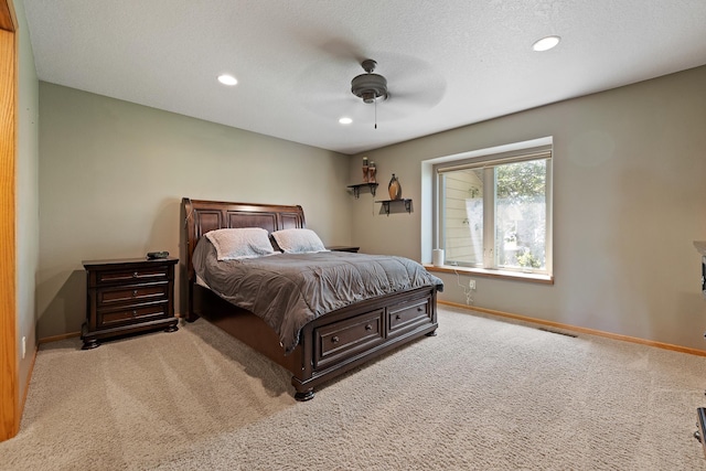 342 Enchantment Rd, Rapid City, SD 57701 - carpeted bedroom featuring baseboards, recessed lighting, and a ceiling fan