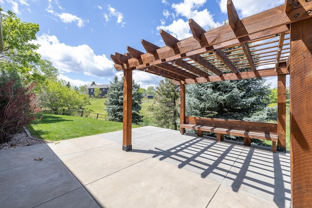 342 Enchantment Rd, Rapid City, SD 57701 - view of patio / terrace with a pergola
