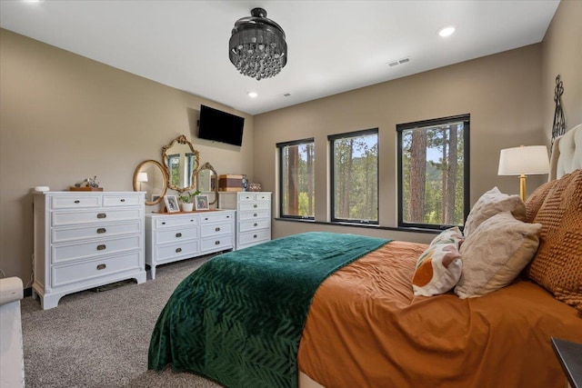 3135 American Eagle Rd, Spearfish, SD 57783 - bedroom featuring carpet floors and recessed lighting