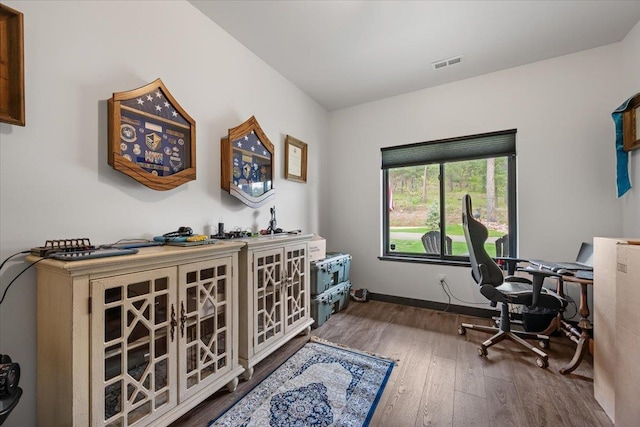 3135 American Eagle Rd, Spearfish, SD 57783 - office featuring hardwood / wood-style flooring