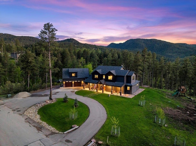 3135 American Eagle Rd, Spearfish, SD 57783 - view of mountain backdrop featuring a forest