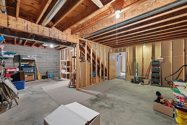 1006 S 33rd St, Spearfish, SD 57783 - view of unfinished below grade area