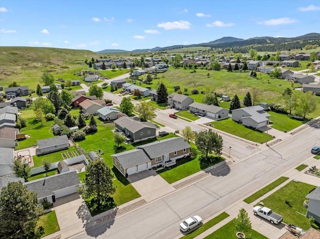 1006 S 33rd St, Spearfish, SD 57783 - aerial view of residential area with mountains