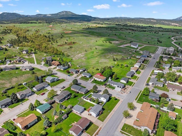1006 S 33rd St, Spearfish, SD 57783 - aerial view of property's location featuring a mountain backdrop