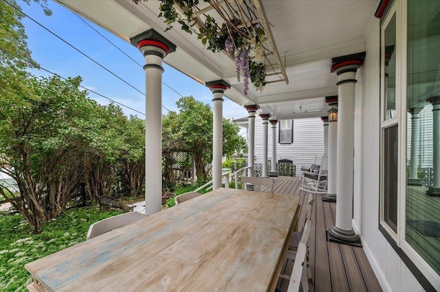 1231/2 Stone St, Lead, SD 57754 - wooden deck featuring grilling area