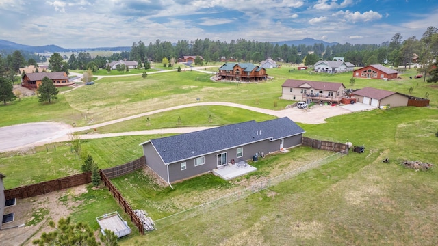 151 Surrey Ln, Custer, SD 57730 - aerial view of residential area featuring mountains