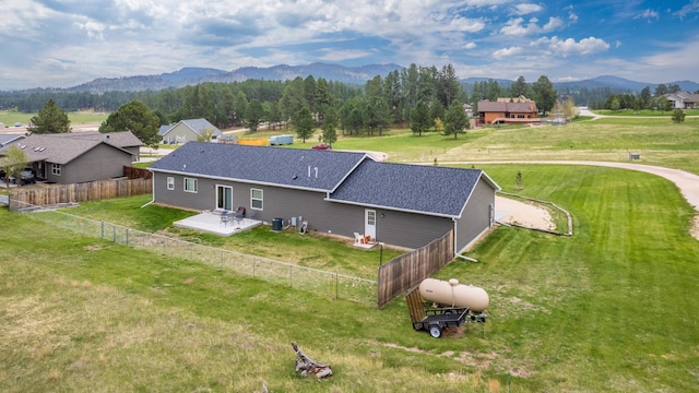 151 Surrey Ln, Custer, SD 57730 - view from above of property with a mountain backdrop