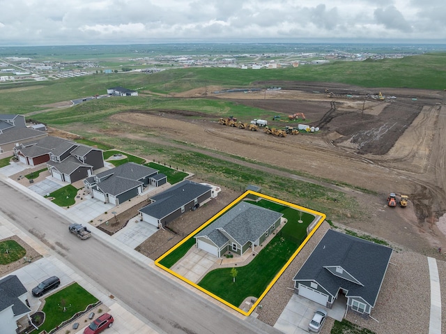 516 Aaron Ct, Rapid City, SD 57703 - aerial view of property's location featuring property parcel outlined