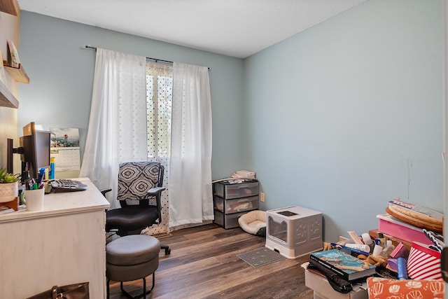 3111 Dry Creek Rd, Rapid City, SD 57703 - office space with dark wood-style flooring