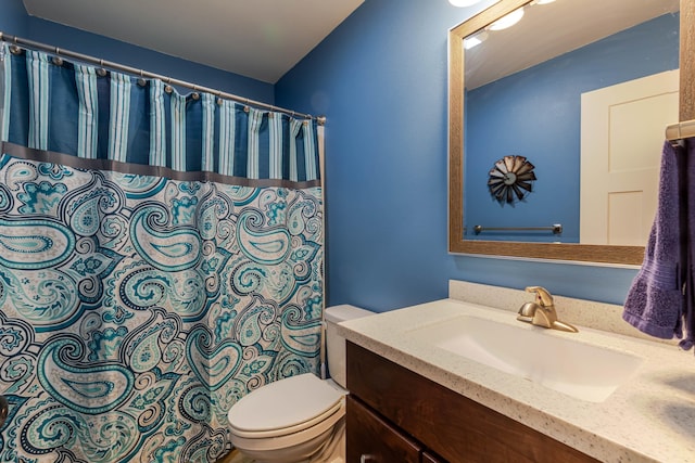 6794 Abelia St, Rapid City, SD 57703 - full bath featuring toilet, vanity, and a shower with shower curtain