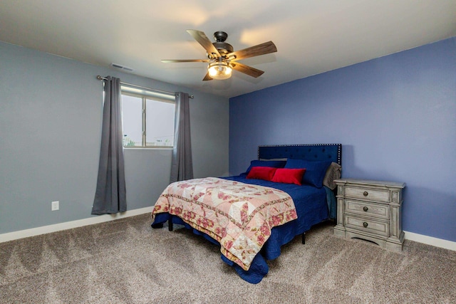 6794 Abelia St, Rapid City, SD 57703 - carpeted bedroom featuring baseboards and ceiling fan