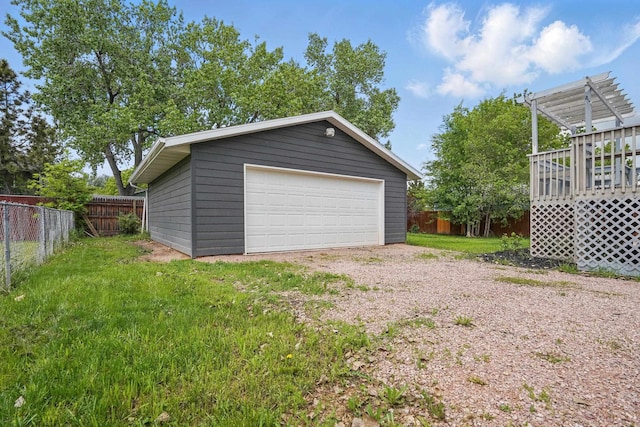 4425 Bronco Ln, Rapid City, SD 57701 - view of detached garage