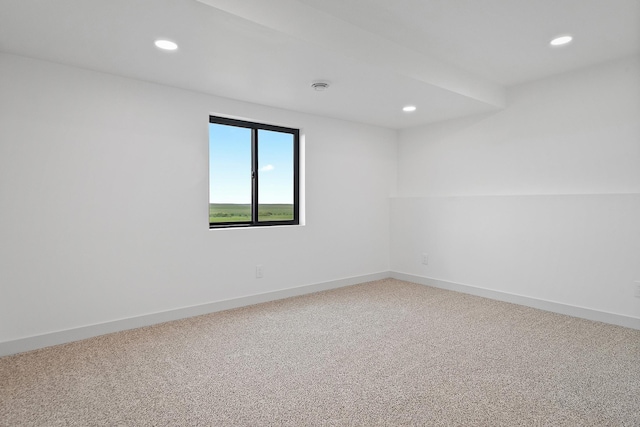 13439 Frontier Loop, Piedmont, SD 57769 - empty room with recessed lighting, carpet floors, and baseboards