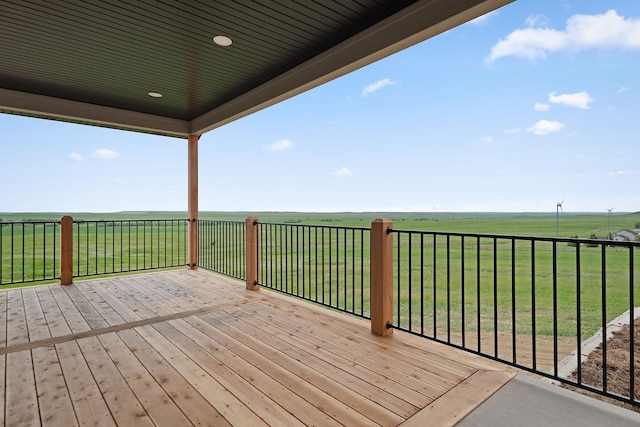 13439 Frontier Loop, Piedmont, SD 57769 - wooden deck with a view of countryside